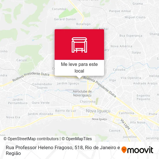Rua Professor Heleno Fragoso, 518 mapa