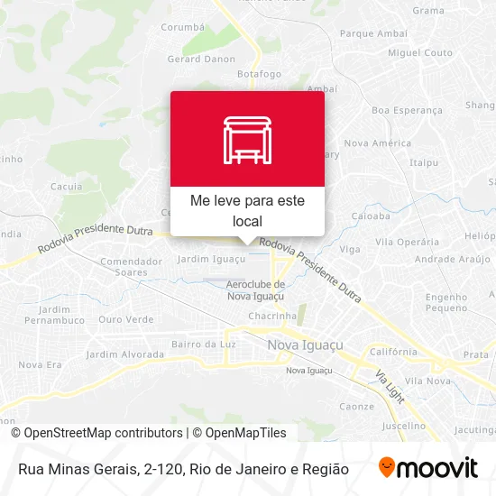 Rua Minas Gerais, 2-120 mapa