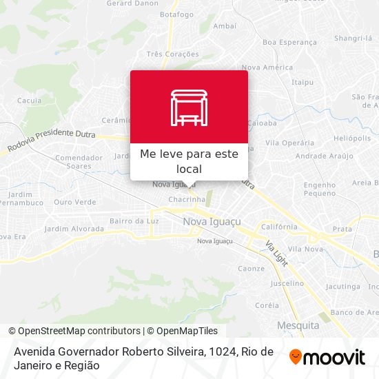 Avenida Governador Roberto Silveira, 1024 mapa