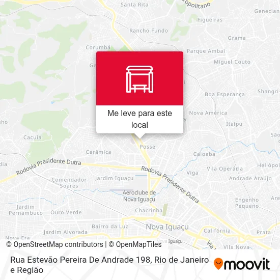 Rua Estevão Pereira De Andrade 198 mapa