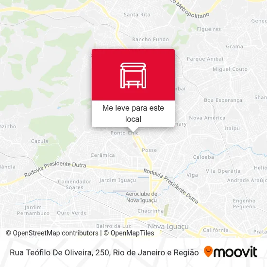 Rua Teófilo De Oliveira, 250 mapa