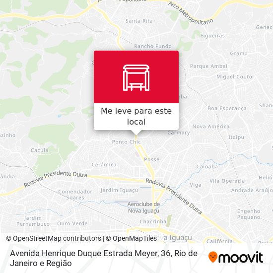 Avenida Henrique Duque Estrada Meyer, 36 mapa