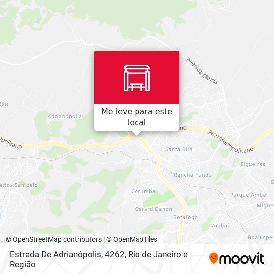Estrada De Adrianópolis, 4262 mapa