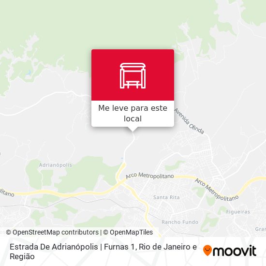 Estrada De Adrianópolis | Furnas 1 mapa