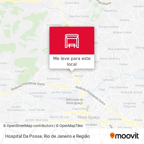 Hospital Da Posse mapa