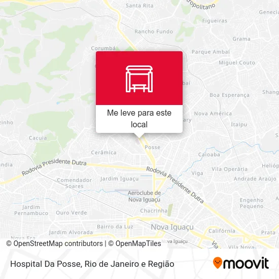 Hospital Da Posse mapa