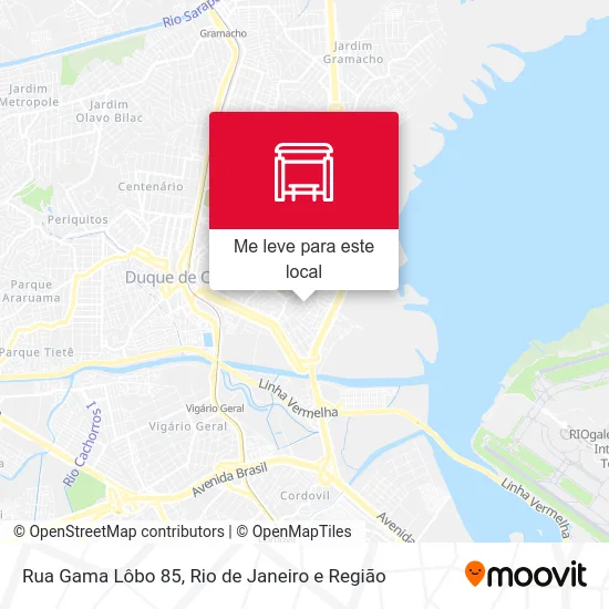 Rua Gama Lôbo 85 mapa