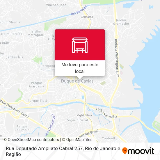 Rua Deputado Ampliato Cabral 257 mapa