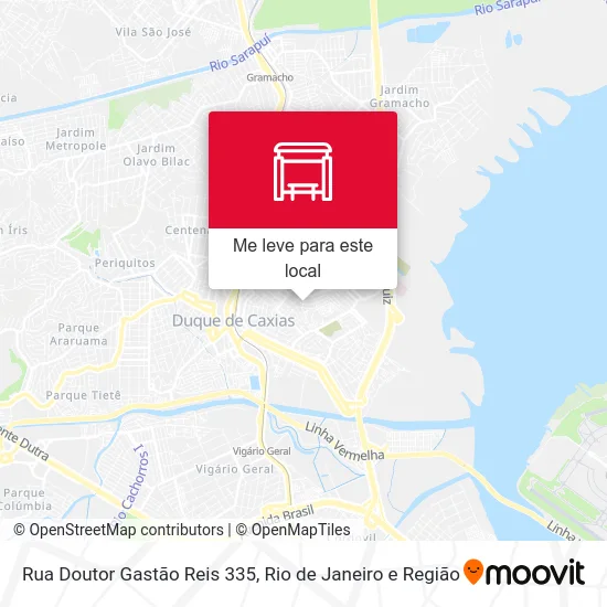 Rua Doutor Gastão Reis 335 mapa