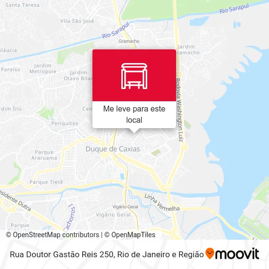 Rua Doutor Gastão Reis 250 mapa