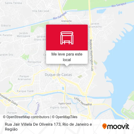 Rua Jair Villela De Oliveira 173 mapa