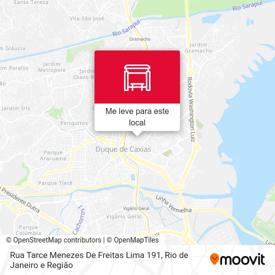 Rua Tarce Menezes De Freitas Lima 191 mapa