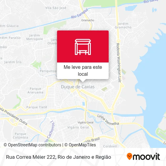 Rua Correa Méier 222 mapa