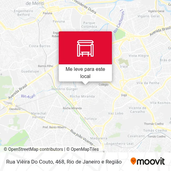 Rua Viêira Do Couto, 468 mapa