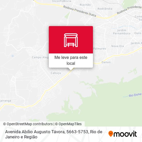 Avenida Abílio Augusto Távora, 5663-5753 mapa