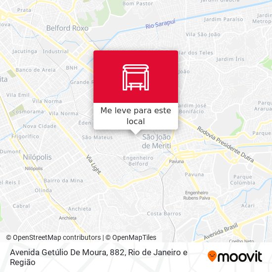 Avenida Getúlio De Moura, 882 mapa
