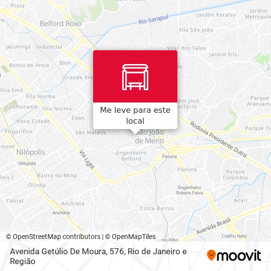 Avenida Getúlio De Moura, 576 mapa