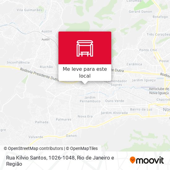 Rua Kilvio Santos, 1026-1048 mapa
