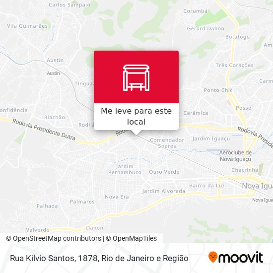 Rua Kilvio Santos, 1878 mapa