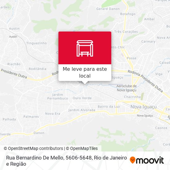 Rua Bernardino De Mello, 5606-5648 mapa