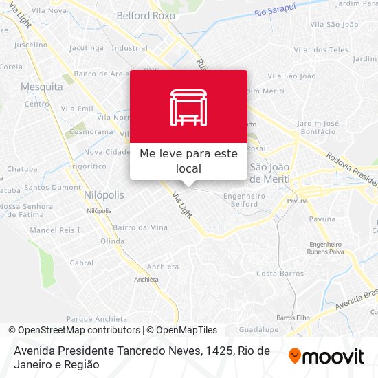 Avenida Presidente Tancredo Neves, 1425 mapa