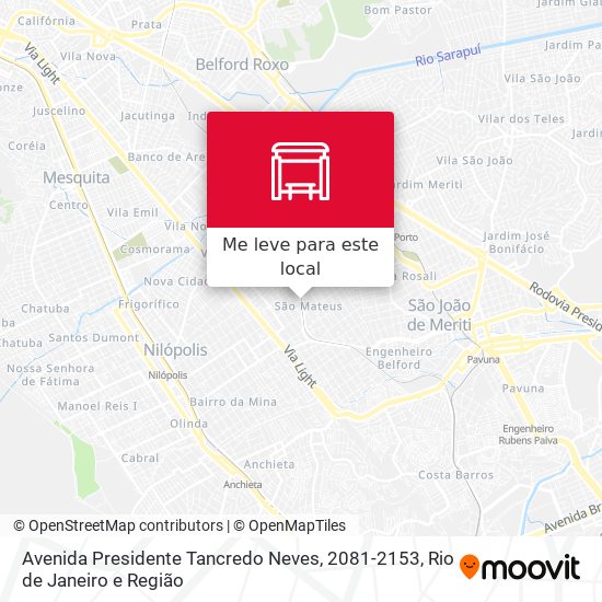 Avenida Presidente Tancredo Neves, 2081-2153 mapa