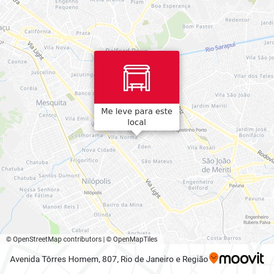Avenida Tôrres Homem, 807 mapa