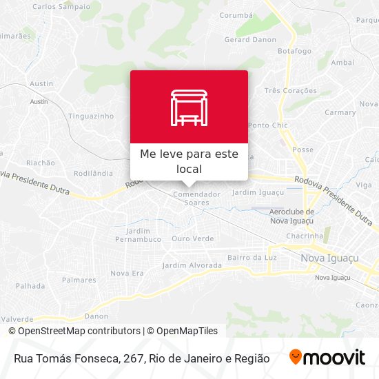 Rua Tomás Fonseca, 267 mapa