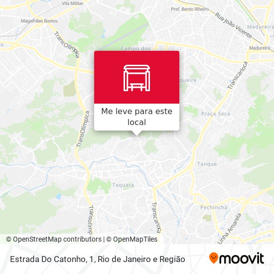 Estrada Do Catonho, 1 mapa