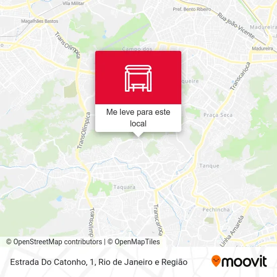 Estrada Do Catonho, 1 mapa