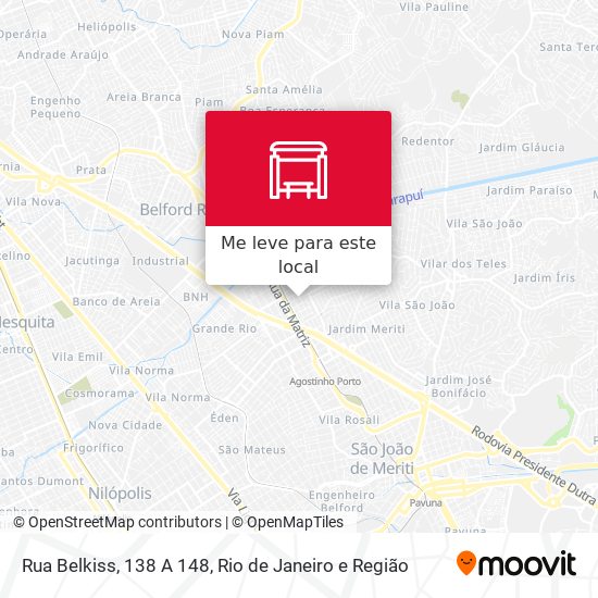 Rua Belkiss, 138 A 148 mapa