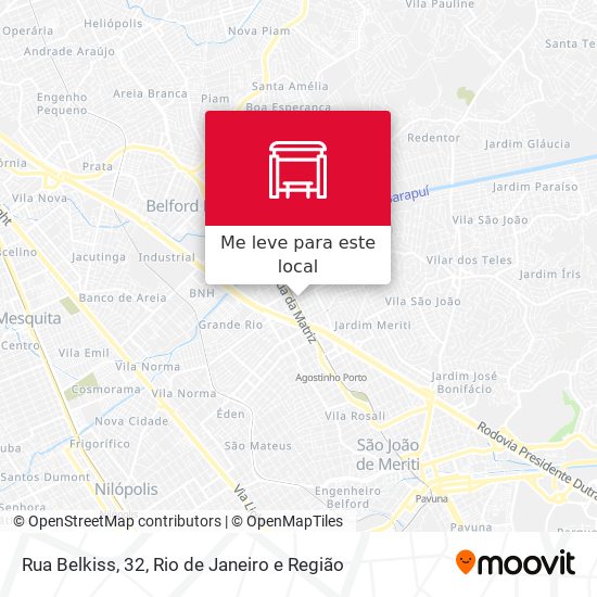 Rua Belkiss, 32 mapa