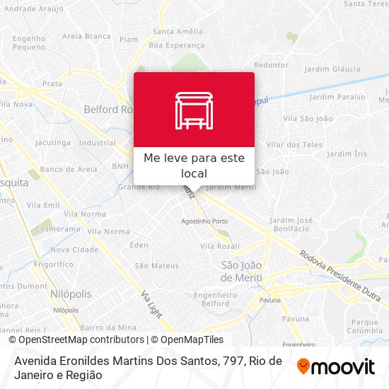 Avenida Eronildes Martins Dos Santos, 797 mapa