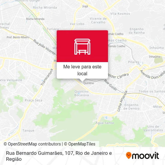 Rua Bernardo Guimarães, 107 mapa