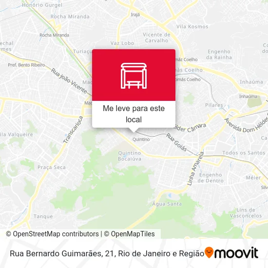 Rua Bernardo Guimarães, 21 mapa