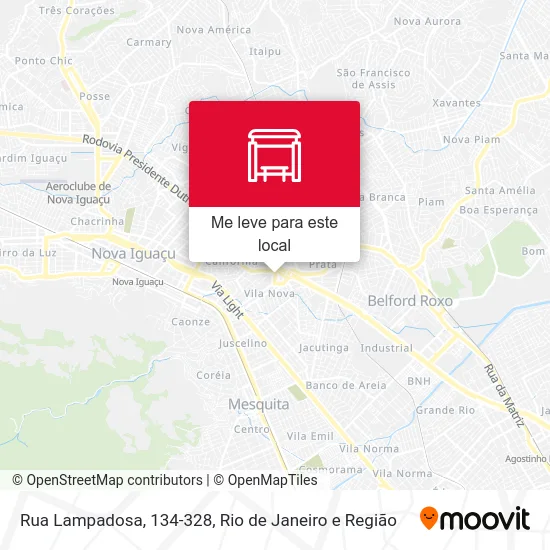 Rua Lampadosa, 134-328 mapa