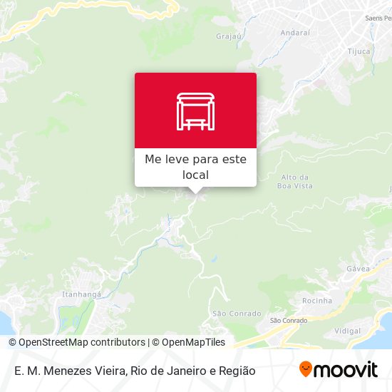 E. M. Menezes Vieira mapa