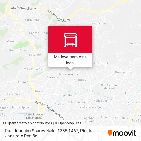 Rua Joaquim Soares Neto, 1385-1467 mapa