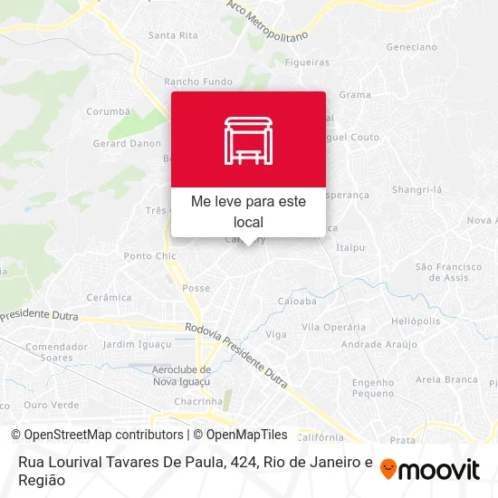 Rua Lourival Tavares De Paula, 424 mapa