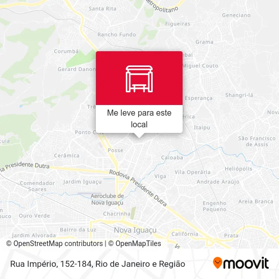 Rua Império, 152-184 mapa