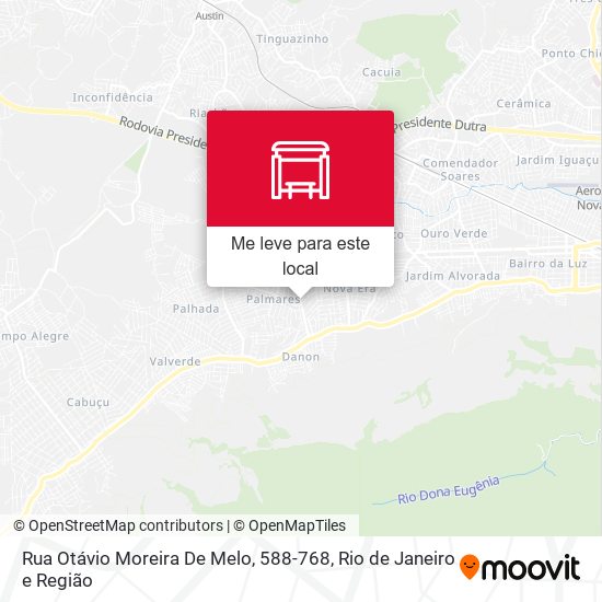 Rua Otávio Moreira De Melo, 588-768 mapa