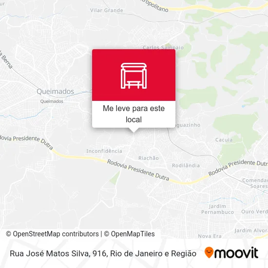 Rua José Matos Silva, 916 mapa