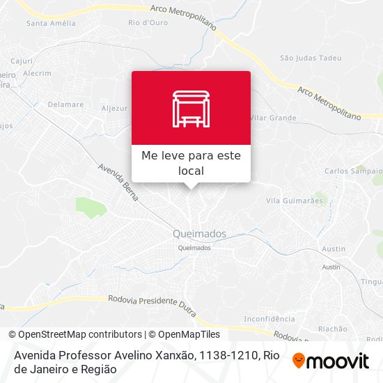 Avenida Professor Avelino Xanxão, 1138-1210 mapa