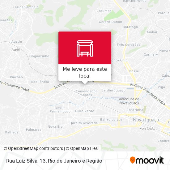 Rua Luíz Silva, 13 mapa