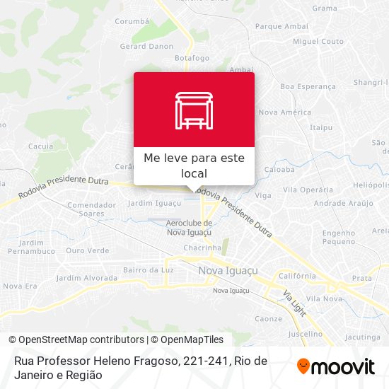 Rua Professor Heleno Fragoso, 221-241 mapa