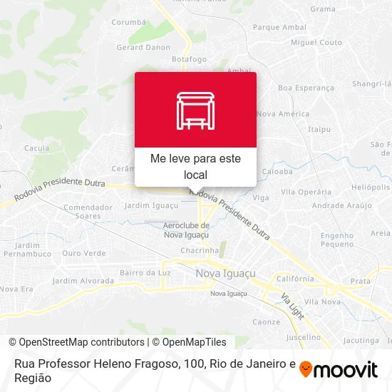 Rua Professor Heleno Fragoso, 100 mapa