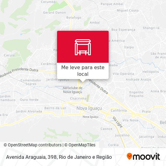 Avenida Araguaia, 398 mapa