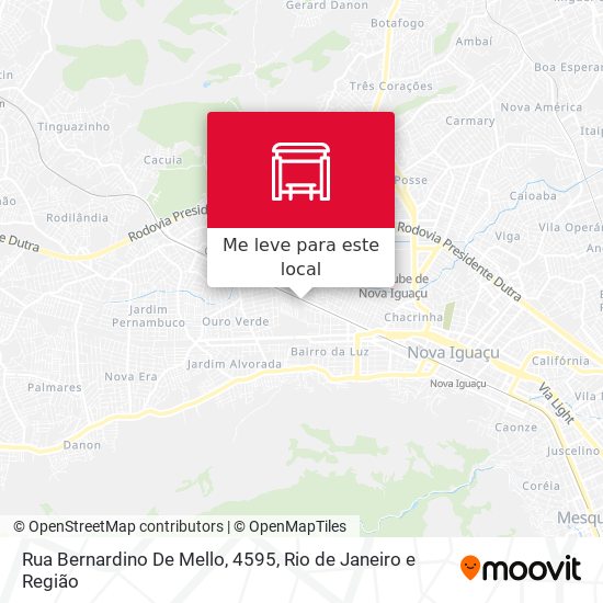 Rua Bernardino De Mello, 4595 mapa