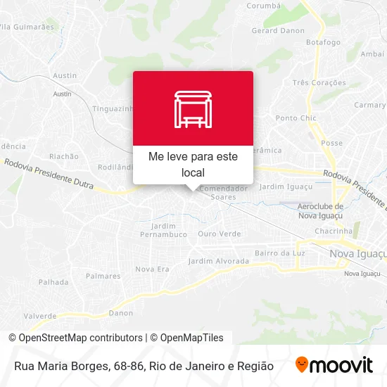 Rua Maria Borges, 68-86 mapa