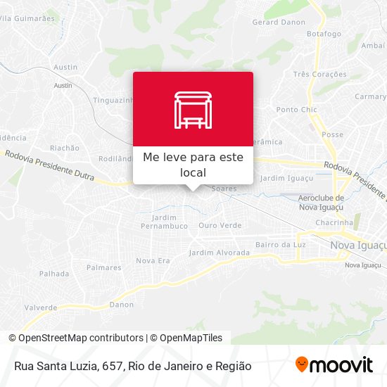 Rua Santa Luzia, 657 mapa